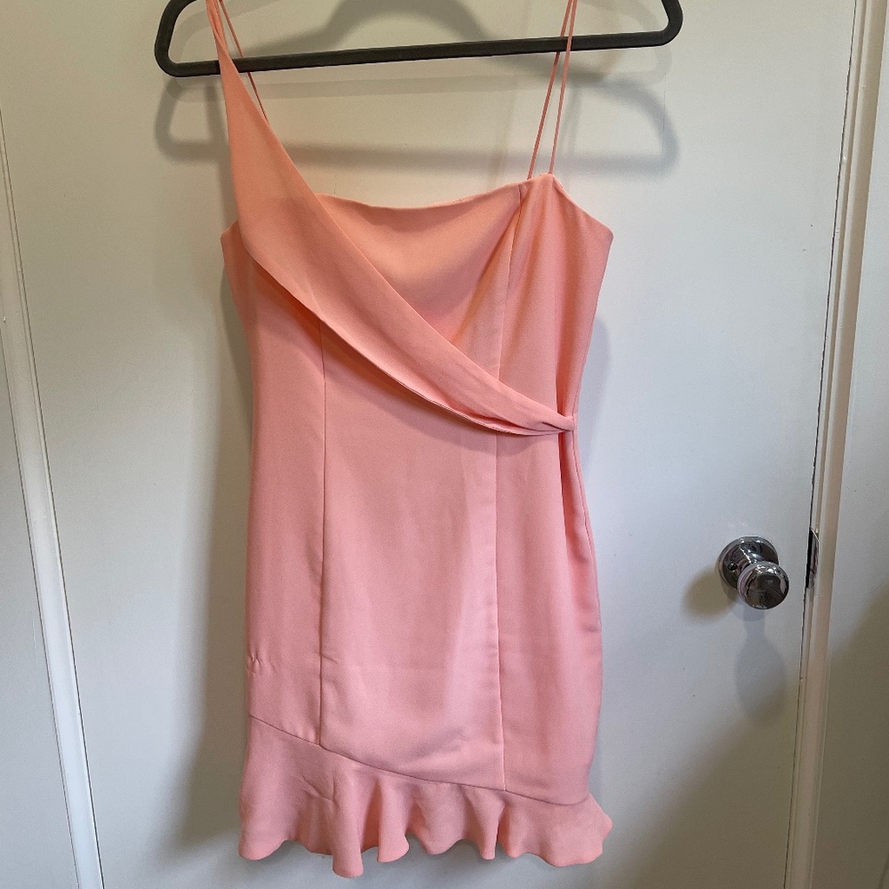 NEW NBD coral/pink dress